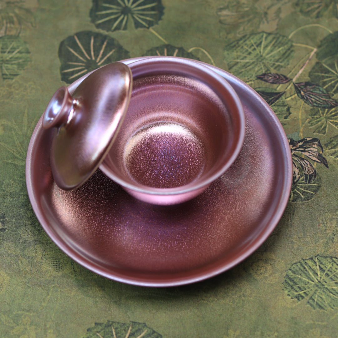 Four Seasons Collection – Summer Gaiwan in Rosy Clouds