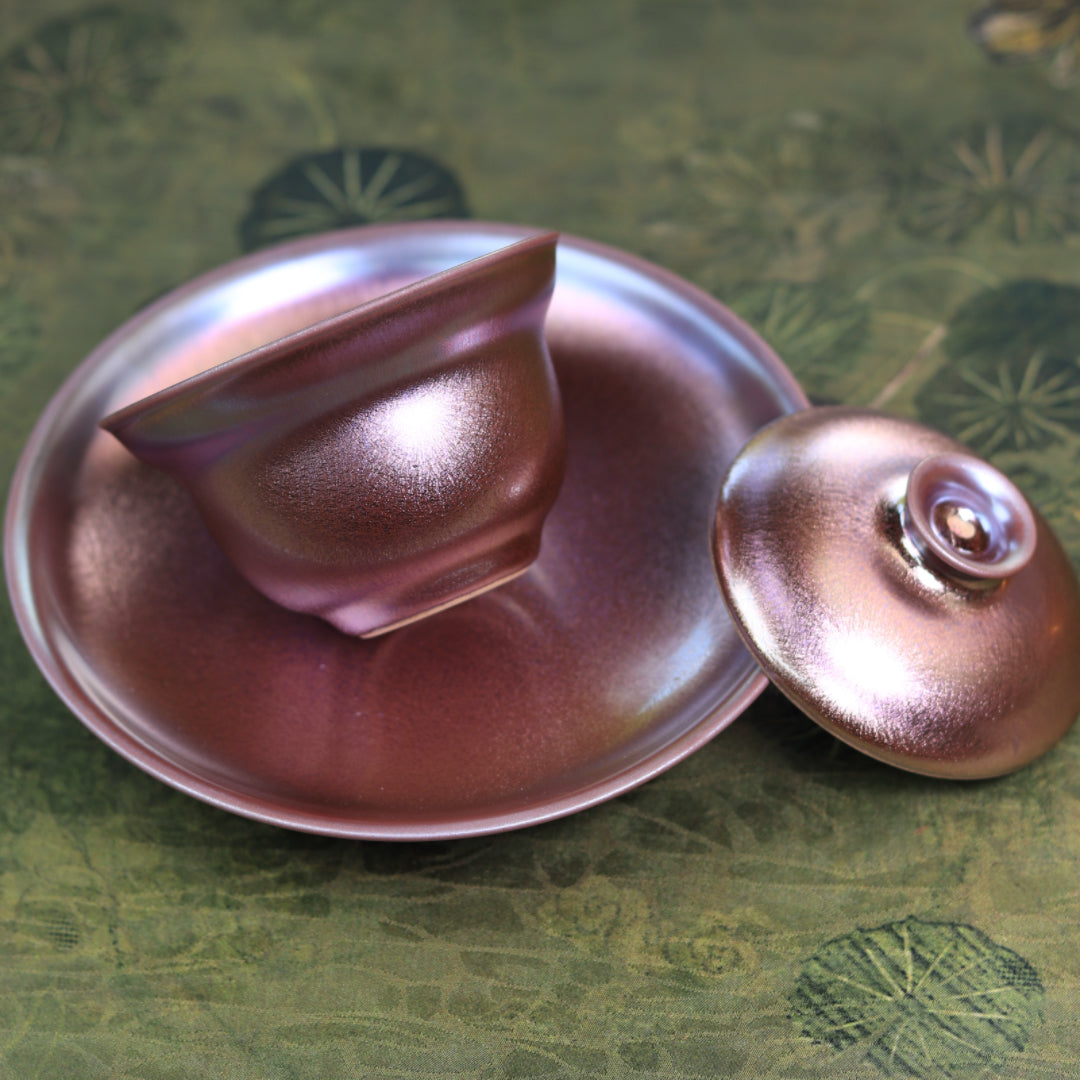 Four Seasons Collection – Summer Gaiwan in Rosy Clouds