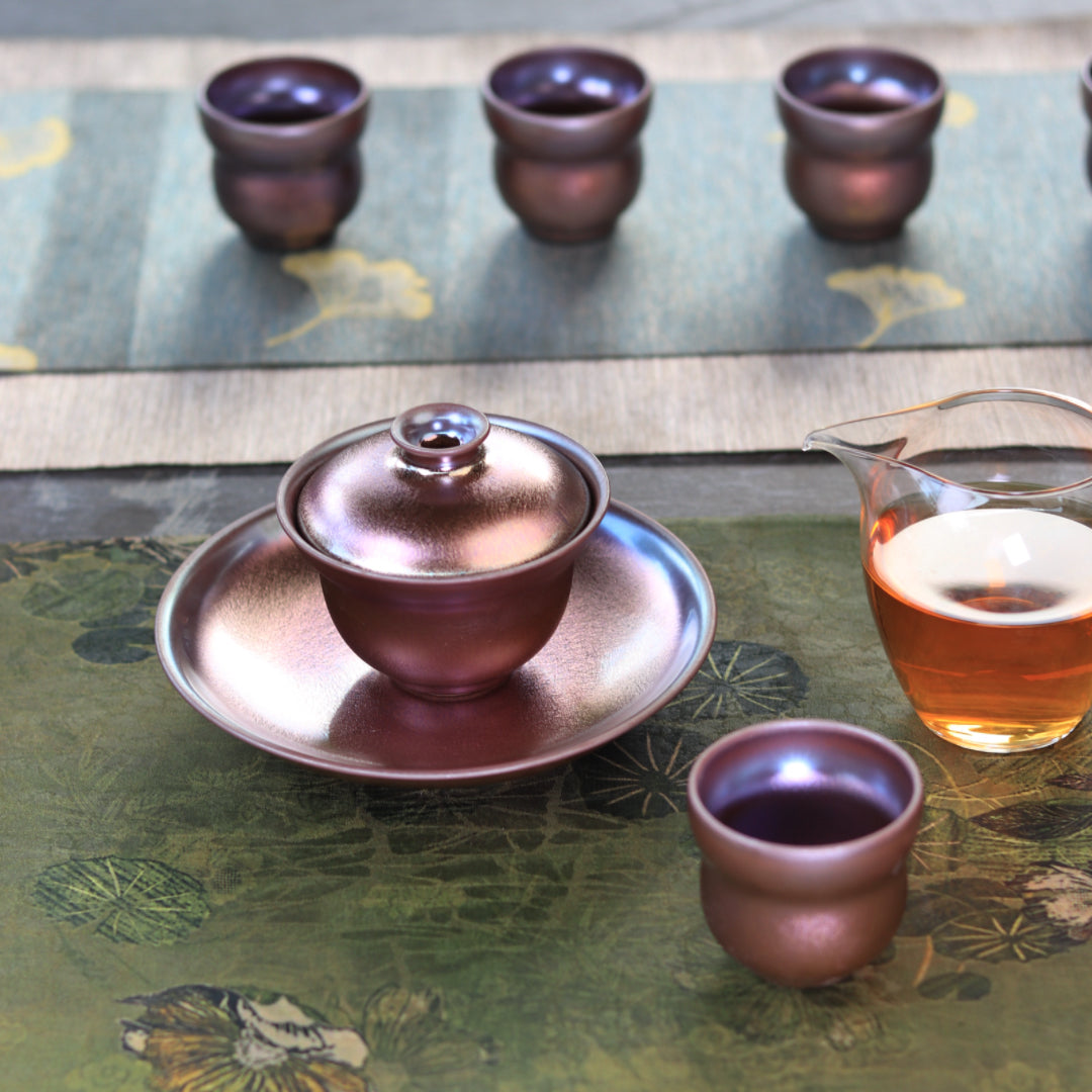 Four Seasons Collection – Summer Gaiwan in Rosy Clouds