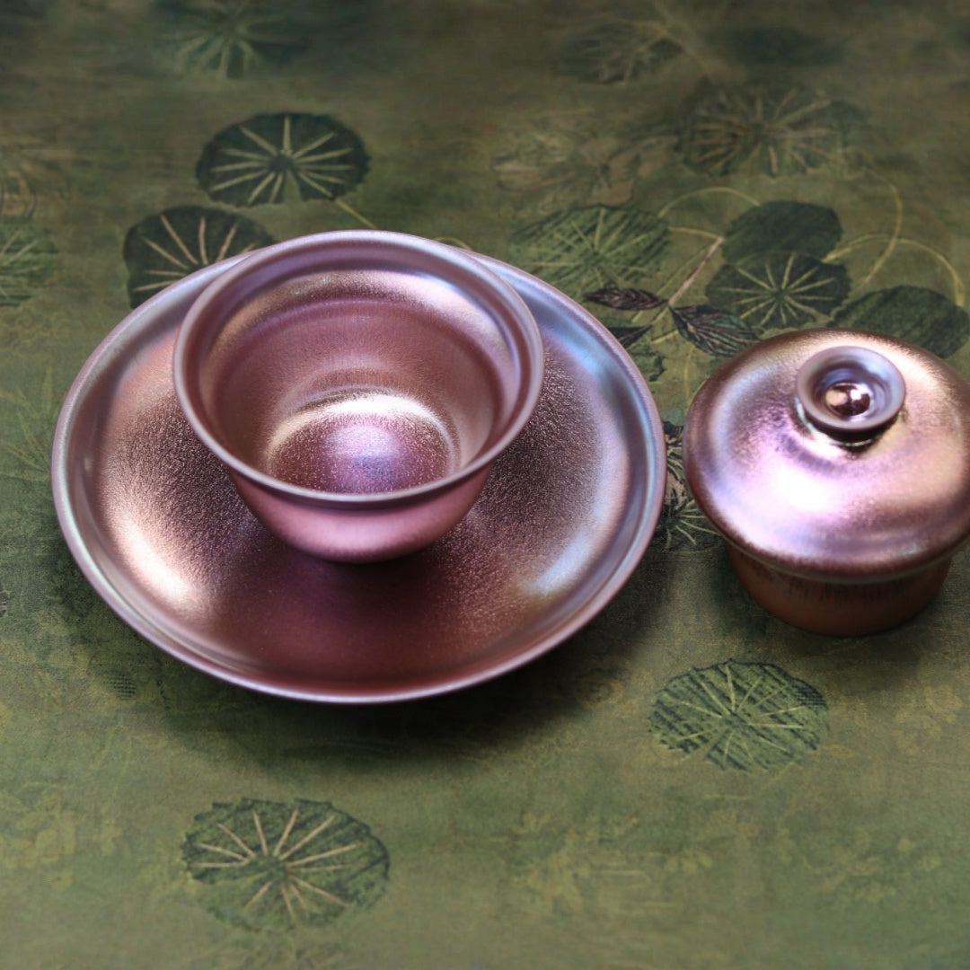 Four Seasons Collection – Summer Gaiwan in Rosy Clouds