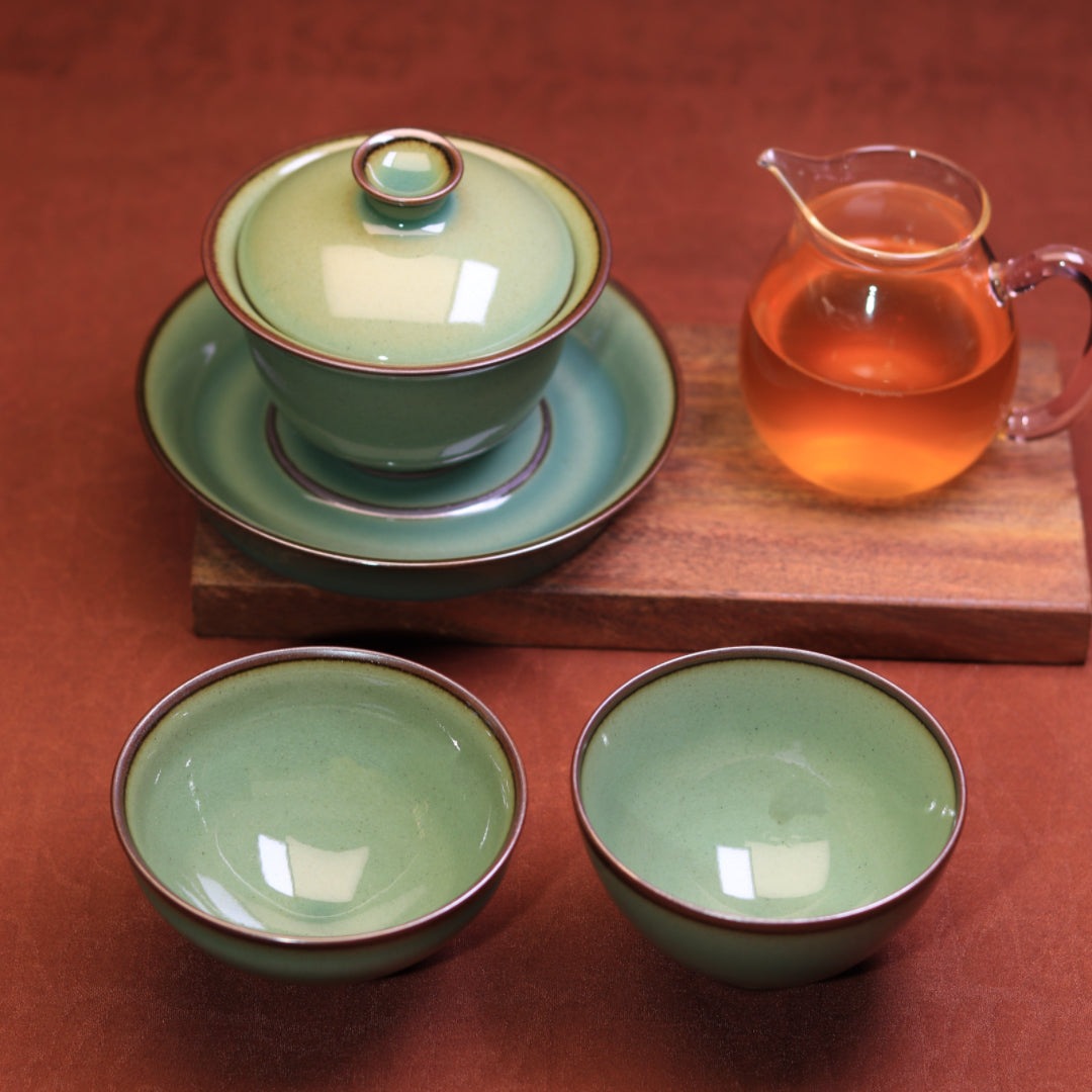 Four Seasons Collection – Spring Gaiwan in Verdant Jade