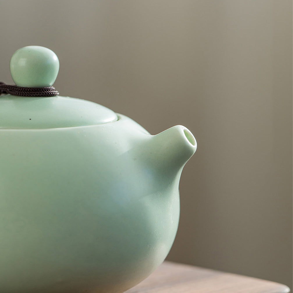 Ru Kiln Celadon Xi Shi Gongfu Tea Set